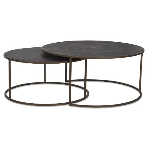 Nesting Coffee Table Set - Black