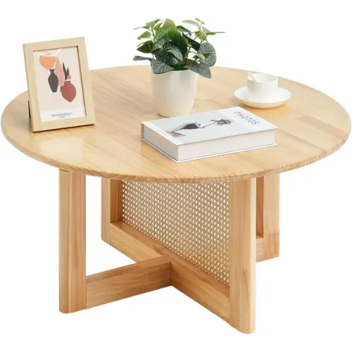 Rattan Round Coffee Table