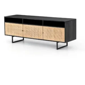 Media Console - Warm Wood
