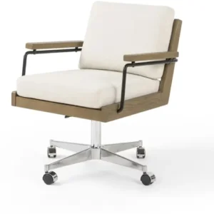 Modern Desk - Grey Cement & Black