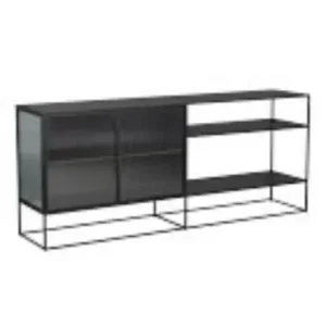 Glass & Metal Buffet Console