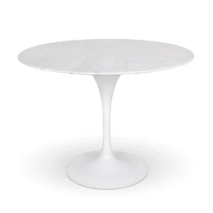 Round Trumpet Base Dining Table